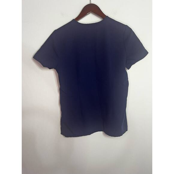 Figs Scrub Top Womens Small Technical Collection Navy with one pocket - Picture 6 of 6